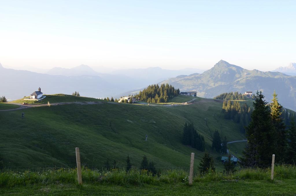 Ehrenbachhohe On Top Of The Mountain Kitzbuhel Bagian luar foto